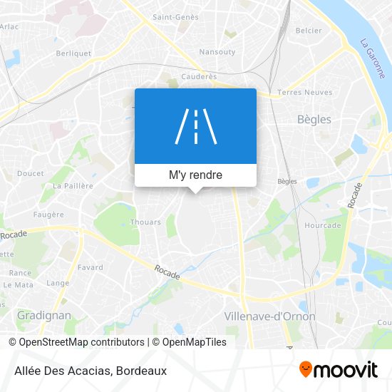 Allée Des Acacias plan