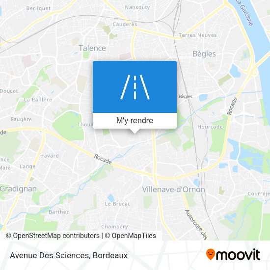 Avenue Des Sciences plan