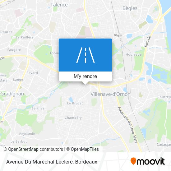 Avenue Du Maréchal Leclerc plan
