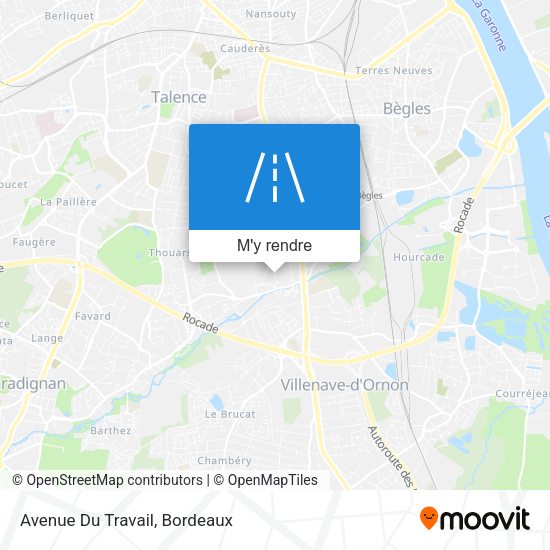 Avenue Du Travail plan