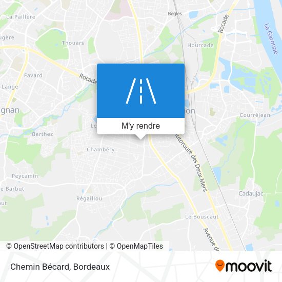 Chemin Bécard plan