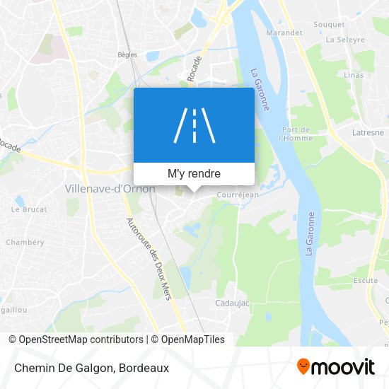 Chemin De Galgon plan