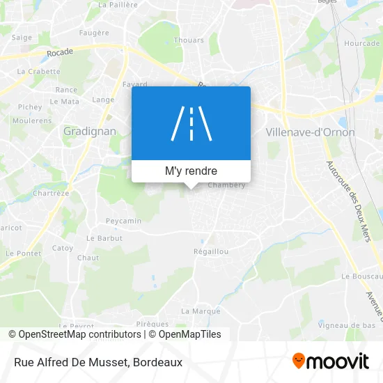 Rue Alfred De Musset plan