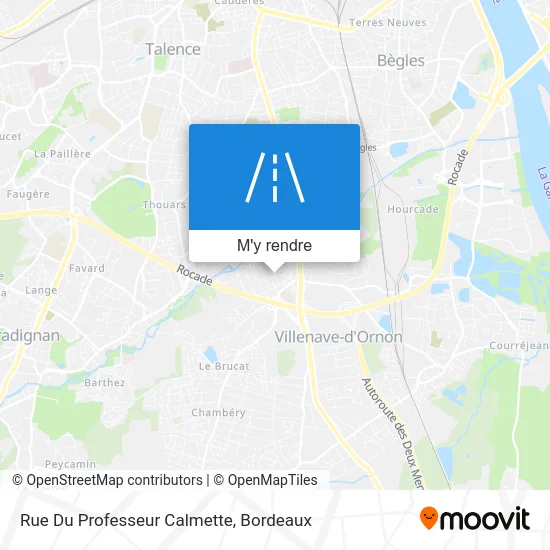 Rue Du Professeur Calmette plan