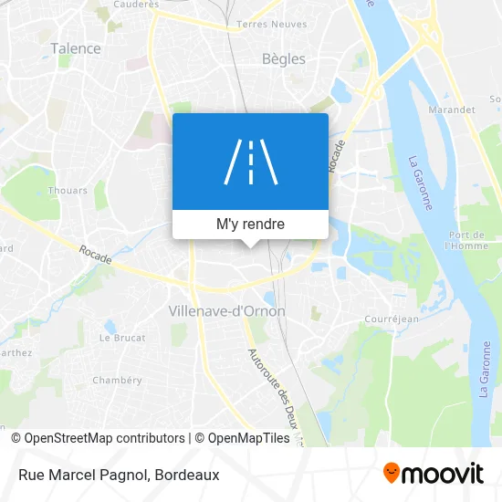 Rue Marcel Pagnol plan