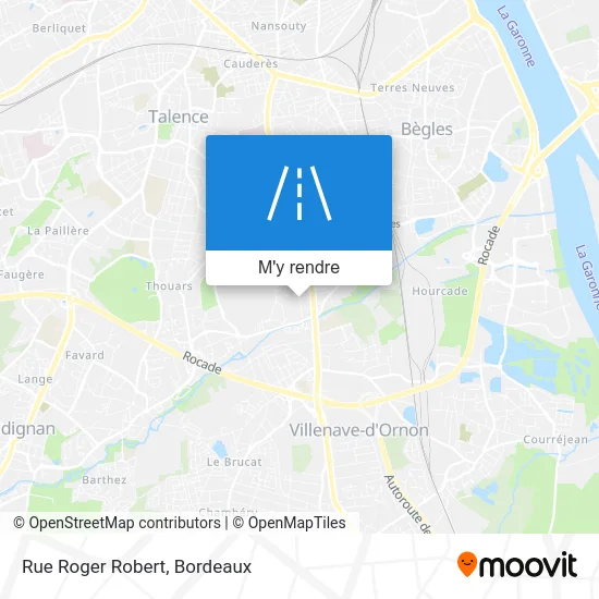 Rue Roger Robert plan