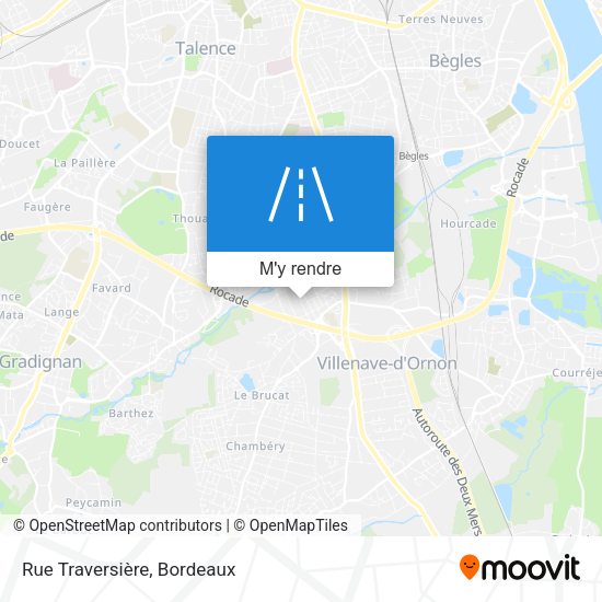 Rue Traversière plan
