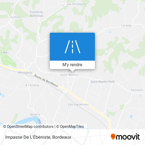 Impasse De L'Ébéniste plan
