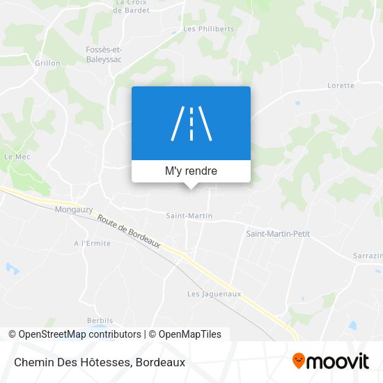 Chemin Des Hôtesses plan