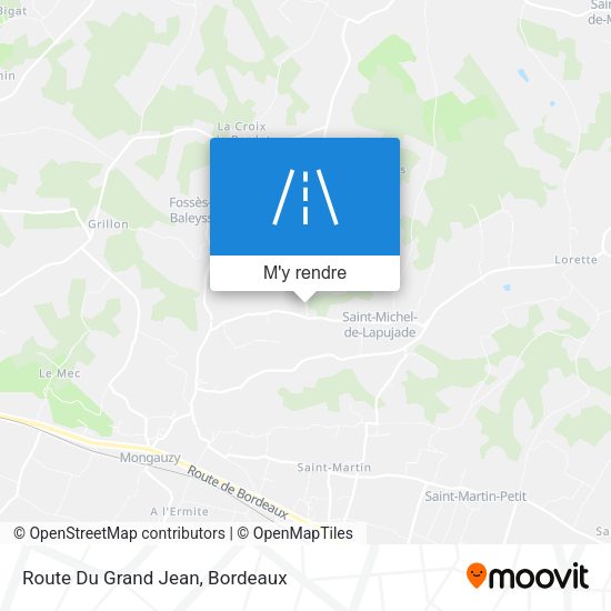 Route Du Grand Jean plan