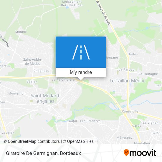 Giratoire De Germignan plan