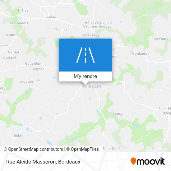Rue Alcide Masseron plan