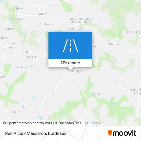 Rue Alcide Masseron plan