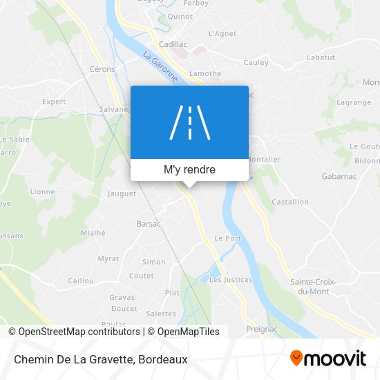 Chemin De La Gravette plan