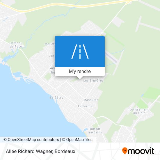 Allée Richard Wagner plan