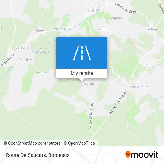 Route De Saucats plan