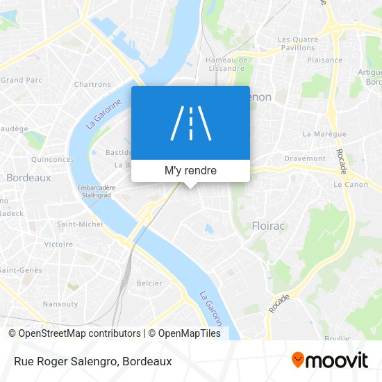 Rue Roger Salengro plan