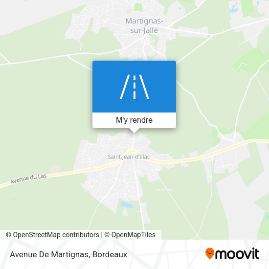 Avenue De Martignas plan