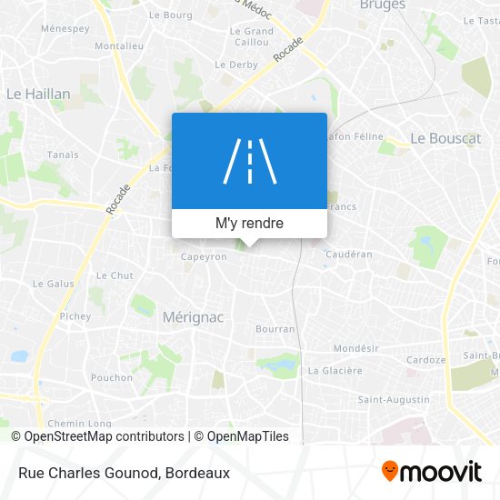 Rue Charles Gounod plan
