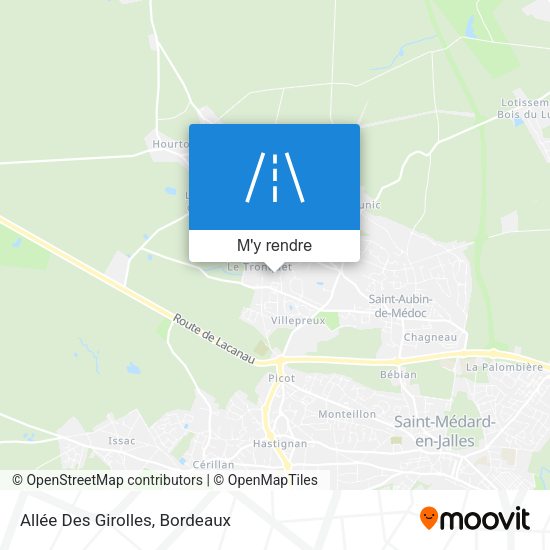 Allée Des Girolles plan