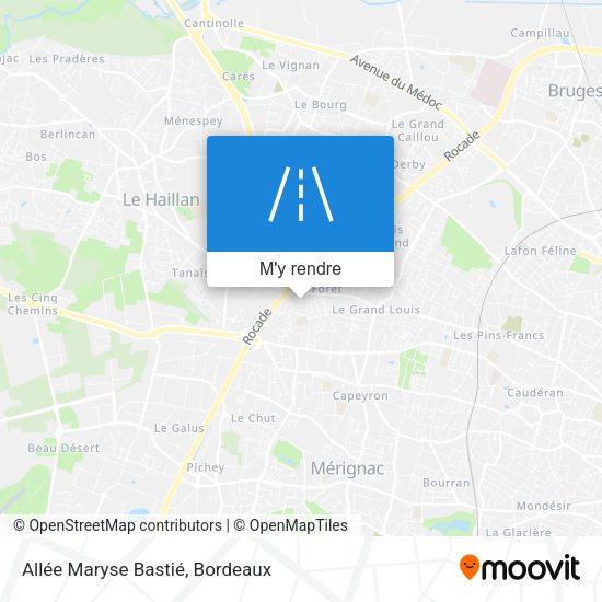 Allée Maryse Bastié plan