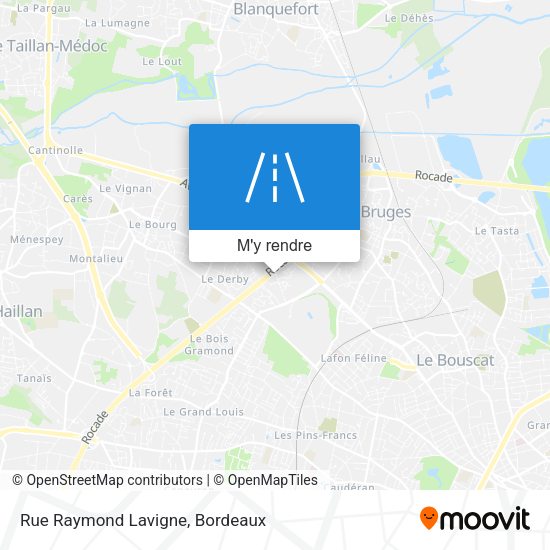 Rue Raymond Lavigne plan