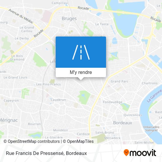Rue Francis De Pressensé plan
