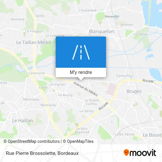 Rue Pierre Brossolette plan