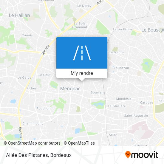 Allée Des Platanes plan