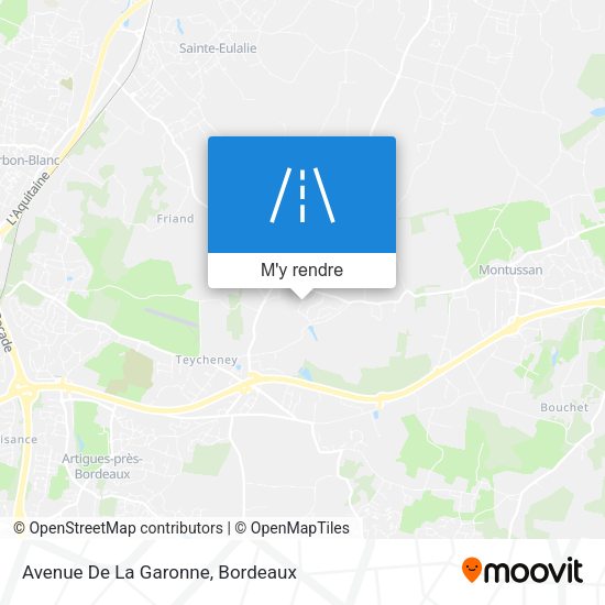 Avenue De La Garonne plan