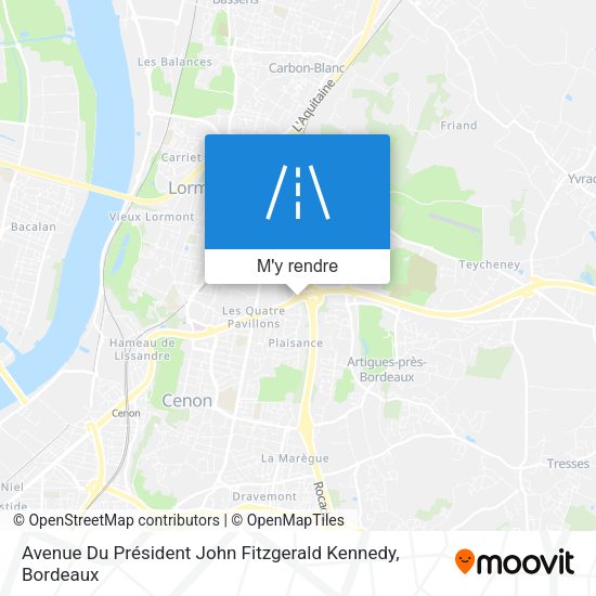 Avenue Du Président John Fitzgerald Kennedy plan
