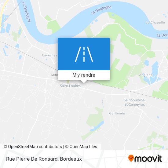 Rue Pierre De Ronsard plan