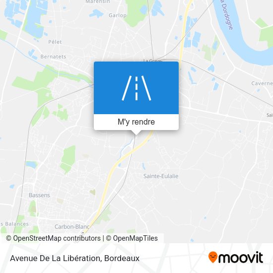 Avenue De La Libération plan
