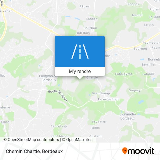 Chemin Chartié plan