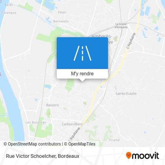 Rue Victor Schoelcher plan