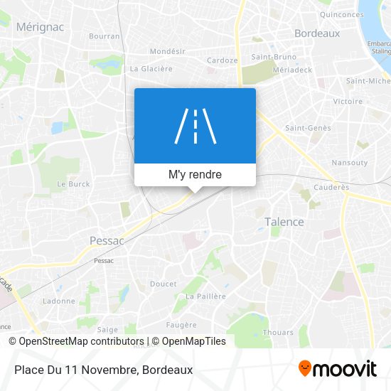 Place Du 11 Novembre plan