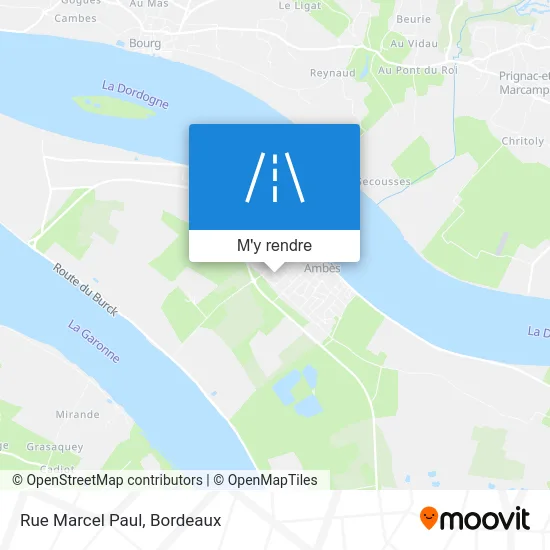 Rue Marcel Paul plan