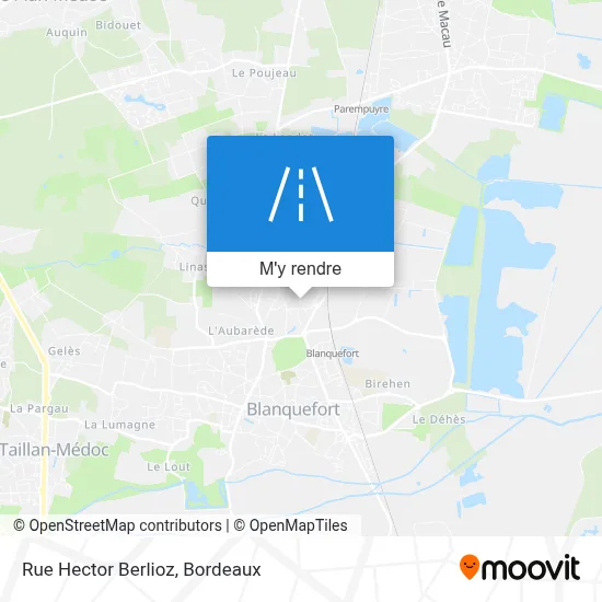 Rue Hector Berlioz plan