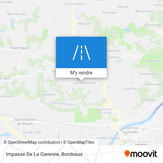 Impasse De La Garenne plan