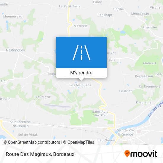 Route Des Magiraux plan