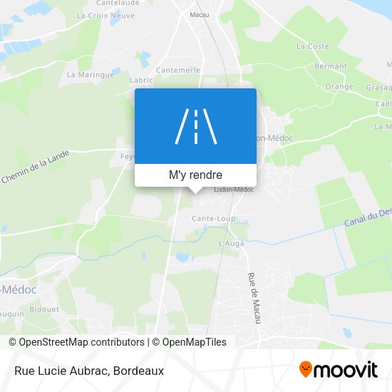 Rue Lucie Aubrac plan