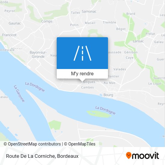 Route De La Corniche plan