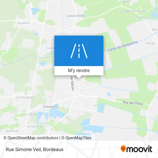 Rue Simone Veil plan