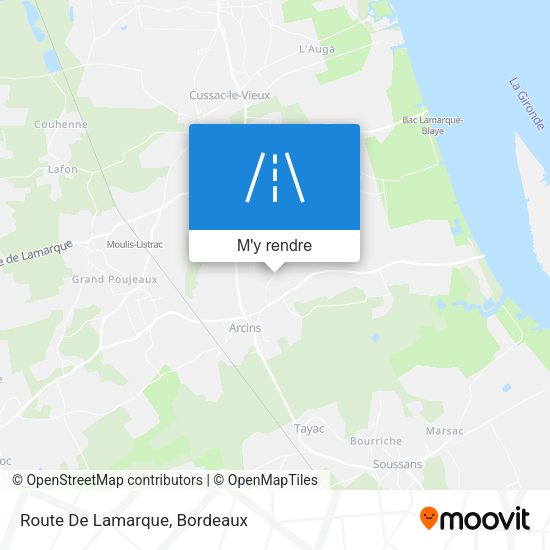 Route De Lamarque plan