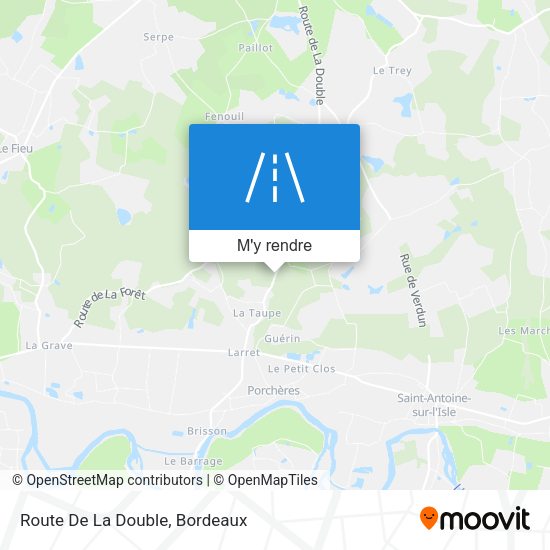 Route De La Double plan