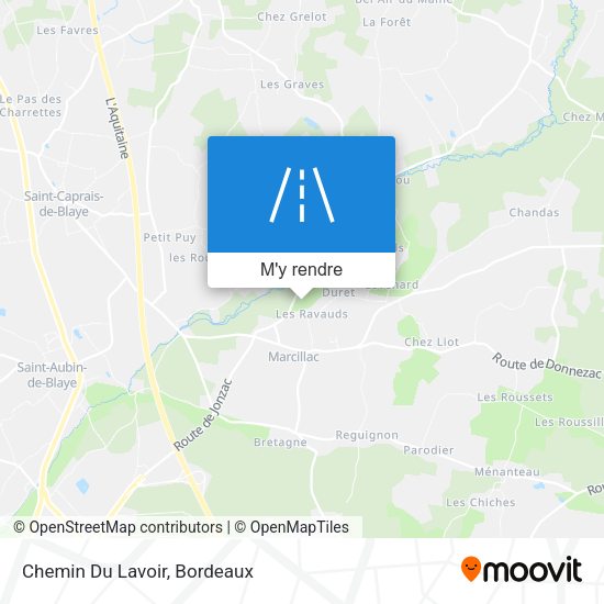 Chemin Du Lavoir plan