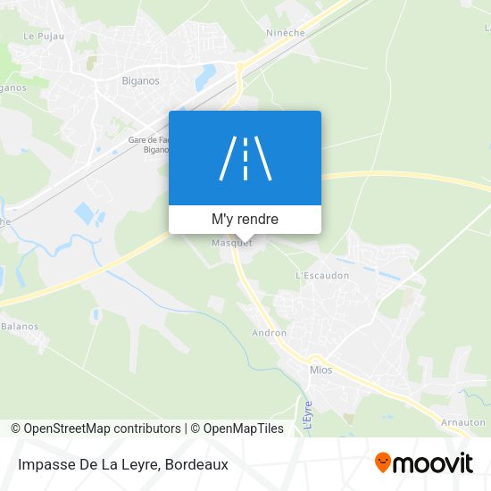 Impasse De La Leyre plan
