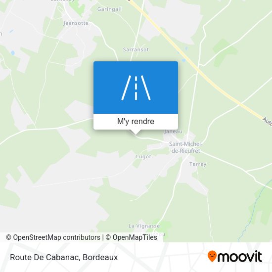 Route De Cabanac plan