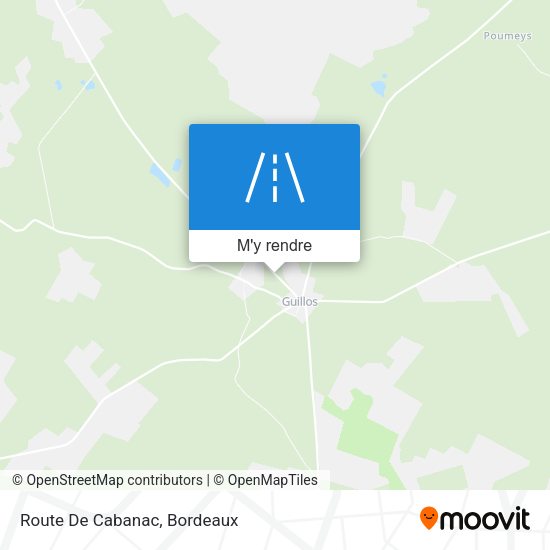 Route De Cabanac plan