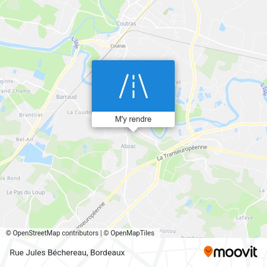 Rue Jules Béchereau plan